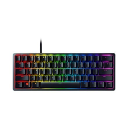 Razer | Huntsman Mini 60% | Klawiatura dla graczy | Opto-mechaniczna | Podświetlenie LED RGB | NORD | Czarna | Przewodowa Razer | Huntsman Mini 60% | Klawiatura dla graczy | Opto-mechaniczna | Podświetlenie LED RGB | NORD | Czarna | Przewodowa