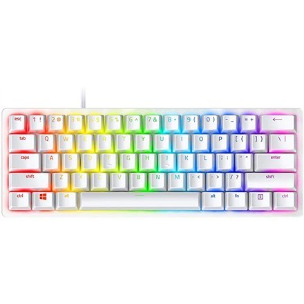 Razer | Huntsman Mini 60% | Klawiatura dla graczy | Optyczna | Podświetlenie LED RGB | US | Mercury | Przewodowa Razer | Huntsman Mini 60% | Klawiatura dla graczy | Optyczna | Podświetlenie LED RGB | US | Mercury | Przewodowa