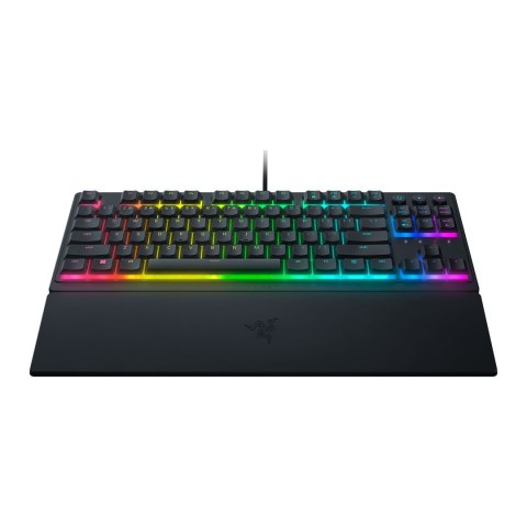 Razer | Ornata V3 Tenkeyless | Mechaniczna klawiatura dla graczy | Przewodowa | Podświetlenie LED RGB | NORD | Czarna Razer | Ornata V3 Tenkeyless | Mechaniczna klawiatura dla graczy | Przewodowa | Podświetlenie LED RGB | NORD | Czarna