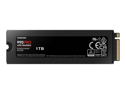 Samsung | 990 PRO z radiatorem | 1000 GB | Format SSD M.2 2280 | Interfejs SSD M.2 NVMe | Prędkość odczytu 7450 MB/s | Prędkość Samsung | 990 PRO z radiatorem | 1000 GB | Format SSD M.2 2280 | Interfejs SSD M.2 NVMe | Prędkość odczytu 7450 MB/s | Prędkość