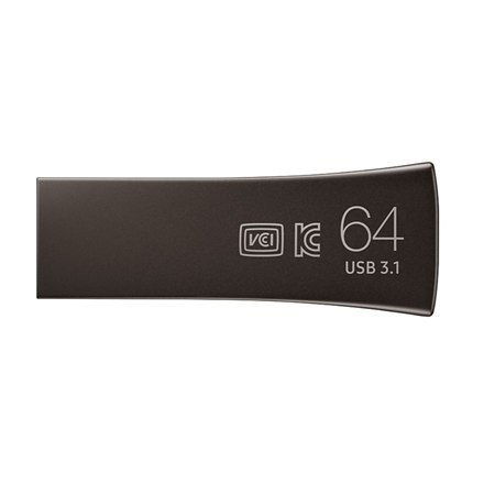 Samsung | BAR Plus | MUF-64BE4/APC | 64 GB | USB 3.1 | Szary Samsung | BAR Plus | MUF-64BE4/APC | 64 GB | USB 3.1 | Szary