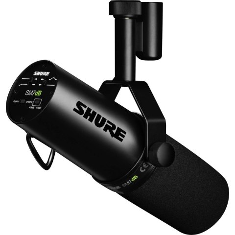 Shure | Dynamiczny mikrofon wokalny z wbudowanym przedwzmacniaczem | SM7DB | Czarny Shure | Dynamiczny mikrofon wokalny z wbudowanym przedwzmacniaczem | SM7DB | Czarny