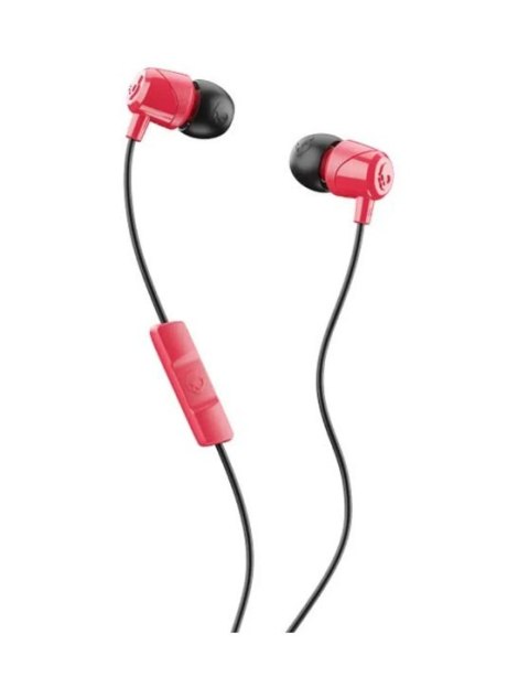 Słuchawki z mikrofonem Skullcandy JIB z przewodem, czerwone Słuchawki z mikrofonem Skullcandy JIB z przewodem, czerwone