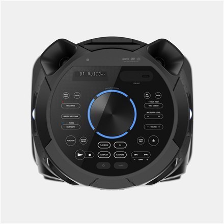 Sony | MHC-V73D | System audio o dużej mocy | Port USB | Wi-Fi | Bluetooth | Radio FM | NFC | Połączenie bezprzewodowe Sony | MHC-V73D | System audio o dużej mocy | Port USB | Wi-Fi | Bluetooth | Radio FM | NFC | Połączenie bezprzewodowe