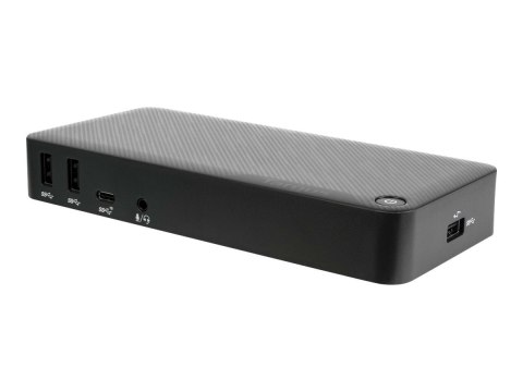 Stacja dokująca Targus z portem USB-C Triple-HD oraz z zasilaniem 85 W, porty Ethernet LAN (RJ-45) 1, DisplayPorty 2, złącza HDM Stacja dokująca Targus z portem USB-C Triple-HD oraz z zasilaniem 85 W, porty Ethernet LAN (RJ-45) 1, DisplayPorty 2, złącza HDM
