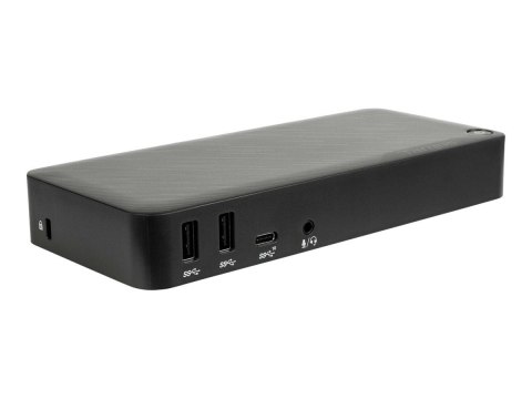 Stacja dokująca Targus z portem USB-C Triple-HD oraz z zasilaniem 85 W, porty Ethernet LAN (RJ-45) 1, DisplayPorty 2, złącza HDM Stacja dokująca Targus z portem USB-C Triple-HD oraz z zasilaniem 85 W, porty Ethernet LAN (RJ-45) 1, DisplayPorty 2, złącza HDM