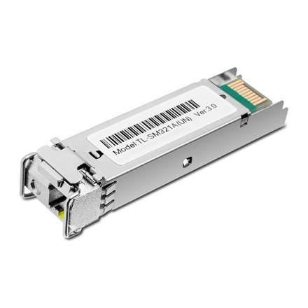 TP-LINK | 1000Base-BX WDM Bi-Directional SFP Module | TL-SM321A-2 | 9/125 μm SMF (Single-Mode Fiber) | 9/125 μm SMF (Single-Mode TP-LINK | 1000Base-BX WDM Bi-Directional SFP Module | TL-SM321A-2 | 9/125 μm SMF (Single-Mode Fiber) | 9/125 μm SMF (Single-Mode