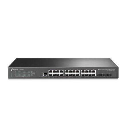 TP-LINK | 24-Port 10/100/1000Mbps Desktop Network Switch | SG3428X | Managed L2+ | Rackmountable | 1 Gbps (RJ-45) ports quantity TP-LINK | 24-Port 10/100/1000Mbps Desktop Network Switch | SG3428X | Managed L2+ | Rackmountable | 1 Gbps (RJ-45) ports quantity