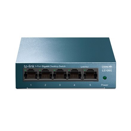 TP-LINK | Przełącznik sieciowy Desktop | LS105G | Niezarządzalny | Desktop | Ilość portów 1 Gb/s (RJ-45) | Ilość portów SFP | Il TP-LINK | Przełącznik sieciowy Desktop | LS105G | Niezarządzalny | Desktop | Ilość portów 1 Gb/s (RJ-45) | Ilość portów SFP | Il