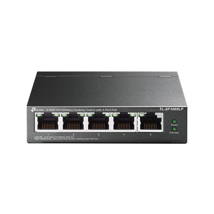TP-LINK | Switch | TL-SF1005LP | Niezarządzalny | Desktop | Ilość portów 10/100 Mb/s (RJ-45) 5 | Ilość portów 1 Gb/s (RJ-45) | I TP-LINK | Switch | TL-SF1005LP | Niezarządzalny | Desktop | Ilość portów 10/100 Mb/s (RJ-45) 5 | Ilość portów 1 Gb/s (RJ-45) | I