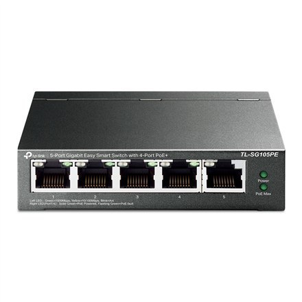 TP-LINK | Switch | TL-SG105PE | Niezarządzalny | Desktop | Mbit/s | Ilość portów 10/100 Mbps (RJ-45) | Typ anteny | Ilość portów TP-LINK | Switch | TL-SG105PE | Niezarządzalny | Desktop | Mbit/s | Ilość portów 10/100 Mbps (RJ-45) | Typ anteny | Ilość portów