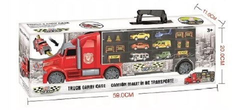 CIĘŻARÓWKA Z AUTAMI WYRZUTNIA AUTA TIR LAWETA 666CZ CIĘŻARÓWKA Z AUTAMI WYRZUTNIA AUTA TIR LAWETA 666CZ