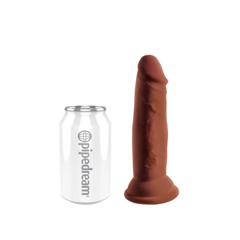 King Cock Dildo Plus 6" Triple Density Cock Brown