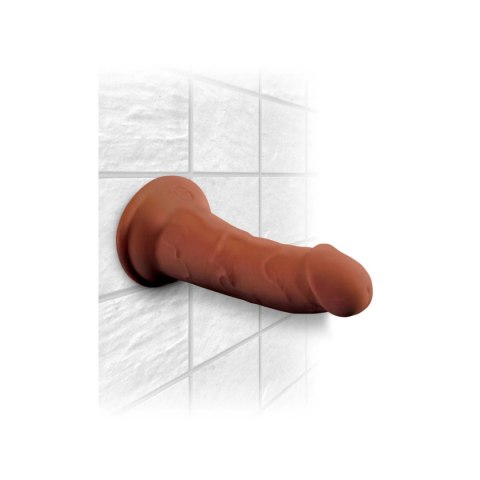 King Cock Dildo Plus 6" Triple Density Cock Brown
