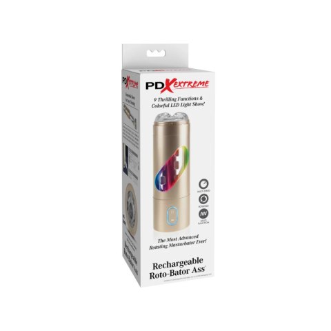 PDX Extreme Masturbator Rechargeable Roto-Bator Ass Multicolor