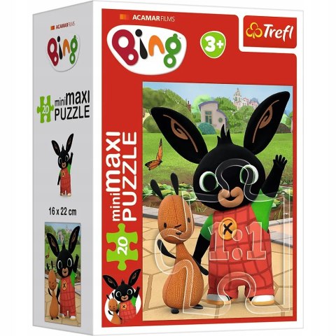 Puzzle 20 miniMAXI Bing 20 elementów przyjaciele binga 3+ Trefl 21128 Puzzle 20 miniMAXI Bing 20 elementów przyjaciele binga 3+ Trefl 21128