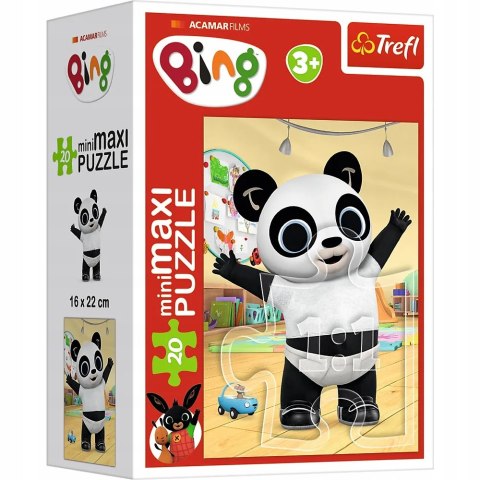 Puzzle 20 miniMAXI Bing 20 elementów przyjaciele binga 3+ Trefl 21130 Puzzle 20 miniMAXI Bing 20 elementów przyjaciele binga 3+ Trefl 21130