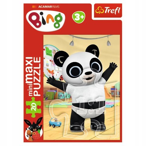 Puzzle 20 miniMAXI Bing 20 elementów przyjaciele binga 3+ Trefl 21130 Puzzle 20 miniMAXI Bing 20 elementów przyjaciele binga 3+ Trefl 21130