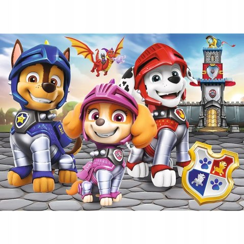 Puzzle 20 miniMAXI psi patrol rycerze 20 elementów 3+ Trefl 21146 Puzzle 20 miniMAXI psi patrol rycerze 20 elementów 3+ Trefl 21146