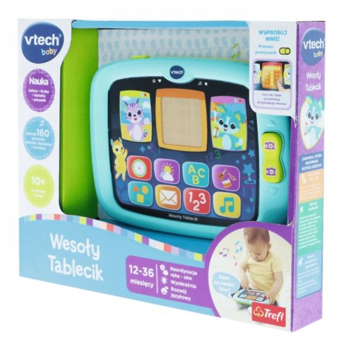 Tablet Wesoły tablecik litery cyfry interaktywny edukacyjny 61800 Vtech Tablet Wesoły tablecik litery cyfry interaktywny edukacyjny 61800 Vtech
