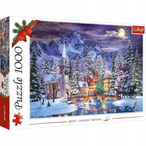 Puzzle krajobraz świąteczna atmosfera 1000 elementów Trefl 10629 Puzzle krajobraz świąteczna atmosfera 1000 elementów Trefl 10629