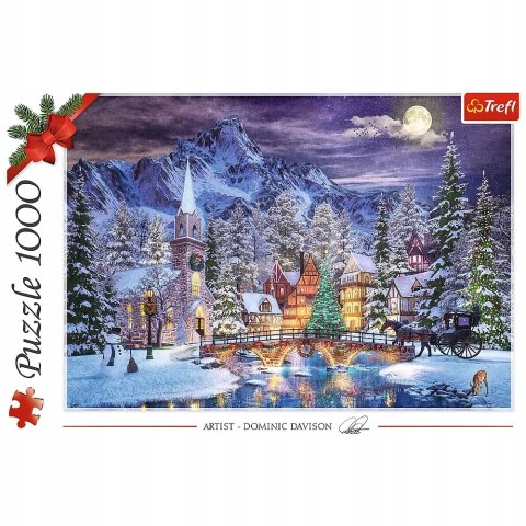 Puzzle krajobraz świąteczna atmosfera 1000 elementów Trefl 10629 Puzzle krajobraz świąteczna atmosfera 1000 elementów Trefl 10629
