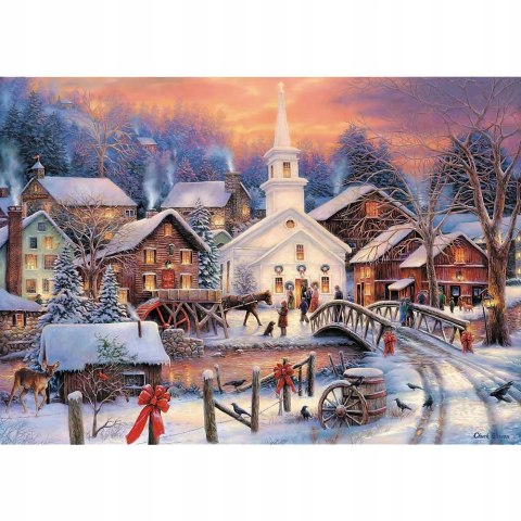 Puzzle świąteczne Białe Święta 1000 elementów Trefl Boże Narodzenie 10602 Puzzle świąteczne Białe Święta 1000 elementów Trefl Boże Narodzenie 10602
