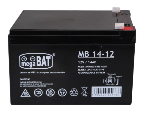 Akumulator żelowy 12V/14Ah do pojazdów elektrycznych dla dzieci Część zapasowa Akumulator żelowy 12V/14Ah do pojazdów elektrycznych dla dzieci Część zapasowa