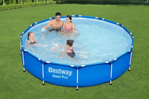 Basen Stelażowy Steel Pro 366x76 Okrągły BESTWAY do Ogrodu Basen Stelażowy Steel Pro 366x76 Okrągły BESTWAY do Ogrodu