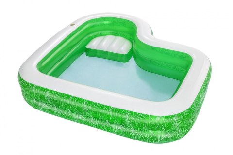 Basen ogrodowy dla dzieci 6+ Tropical Paradise 231x51 BESTWAY + Dmuchane siedzisko + Miejsce na napój Basen ogrodowy dla dzieci 6+ Tropical Paradise 231x51 BESTWAY + Dmuchane siedzisko + Miejsce na napój