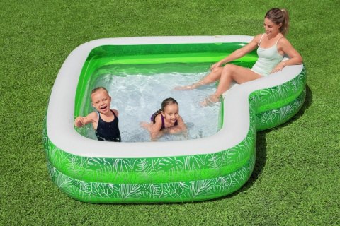 Basen ogrodowy dla dzieci 6+ Tropical Paradise 231x51 BESTWAY + Dmuchane siedzisko + Miejsce na napój Basen ogrodowy dla dzieci 6+ Tropical Paradise 231x51 BESTWAY + Dmuchane siedzisko + Miejsce na napój