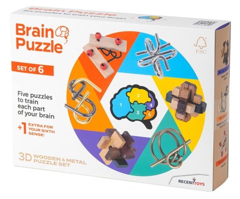 Brain Puzzle 6 łamigłówek Brain Puzzle 6 łamigłówek