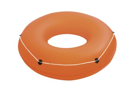 Dmuchane Kółko do pływania dla dzieci 12+ i dorosłych Pomarańczowy BESTWAY 119cm + Linka holownicza Dmuchane Kółko do pływania dla dzieci 12+ i dorosłych Pomarańczowy BESTWAY 119cm + Linka holownicza