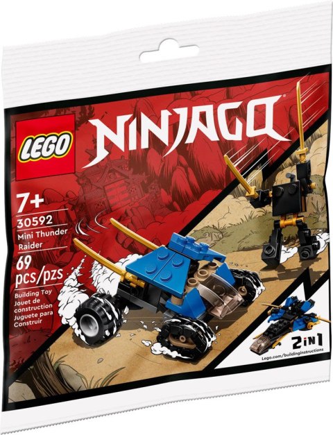 LEGO 30592 Ninjago Miniaturowy piorunowy pojazd LEGO 30592 Ninjago Miniaturowy piorunowy pojazd