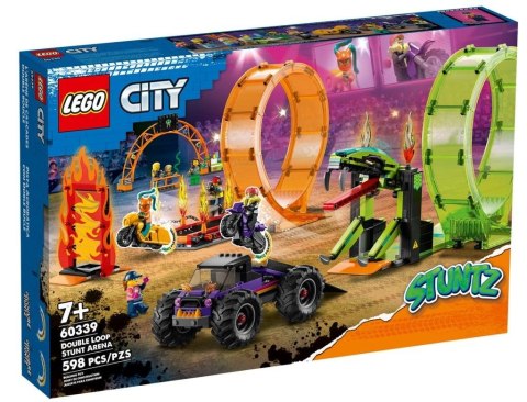 LEGO(R) CITY 60339 Kaskaderska arena z dwoma pętlami LEGO(R) CITY 60339 Kaskaderska arena z dwoma pętlami