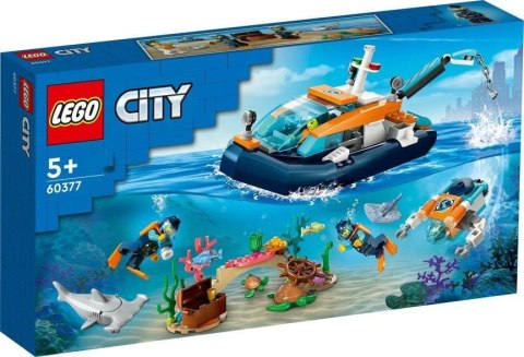 LEGO(R) CITY 60377 Łódź do nurkowania badacza LEGO(R) CITY 60377 Łódź do nurkowania badacza