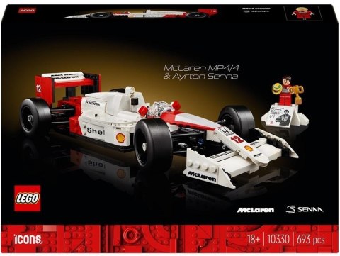 LEGO(R) ICONS 10330 McLaren MP4/4 i Ayrton Senna LEGO(R) ICONS 10330 McLaren MP4/4 i Ayrton Senna