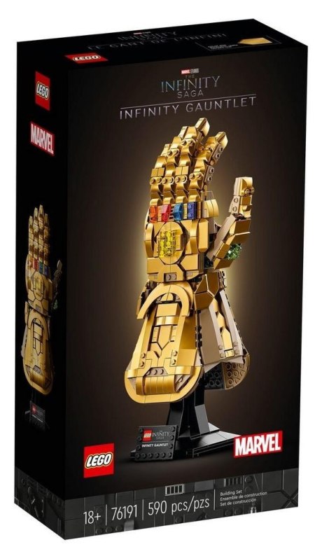 LEGO(R) SUPER HEROES 76191 Rękawica Nieskończoności LEGO(R) SUPER HEROES 76191 Rękawica Nieskończoności
