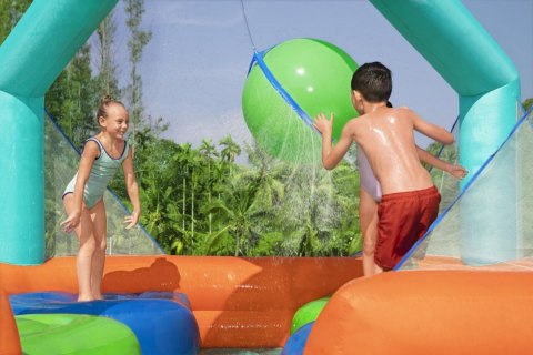 Plac Zabaw Park Wodny Dodge Drench BESTWAY + Natrysk wodny + 4 Dmuchane platformy