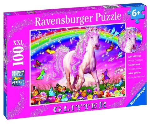 Puzzle 100 Jednorożec XXL brokat Puzzle 100 Jednorożec XXL brokat