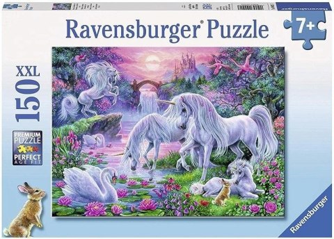 Puzzle 150 Jednorożec o zachodzie słońca Puzzle 150 Jednorożec o zachodzie słońca