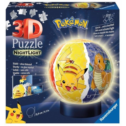 Puzzle 3D 72 Świecąca kula Pokemon Puzzle 3D 72 Świecąca kula Pokemon
