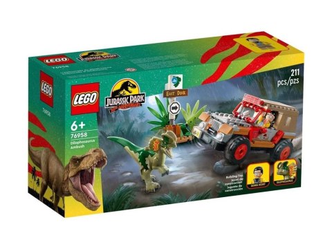 LEGO(R) JURASSIC WORLD 76958 Zasadzka na dilofozaura LEGO(R) JURASSIC WORLD 76958 Zasadzka na dilofozaura
