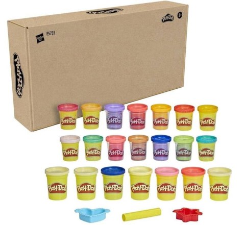 Zestaw 21 słoiczków z akcesoriami Play-Doh Zestaw 21 słoiczków z akcesoriami Play-Doh