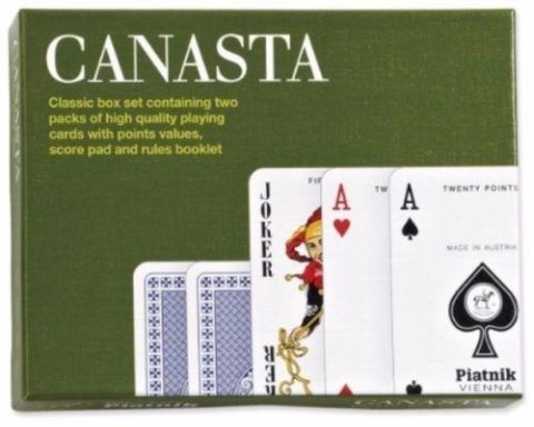 Karty standard "Canasta extra new classic" PIATNIK Karty standard "Canasta extra new classic" PIATNIK