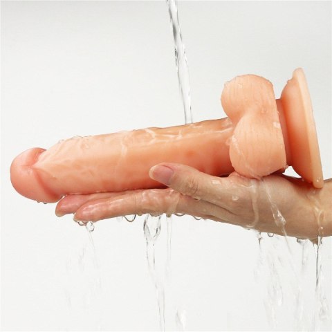Giętki żyły penis gruby z przyssawką dildo 20 cm Giętki żyły penis gruby z przyssawką dildo 20 cm
