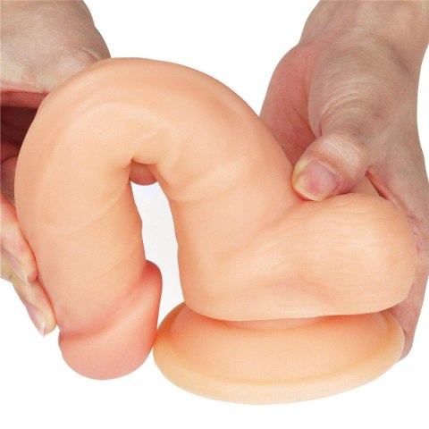 Giętki żyły penis gruby z przyssawką dildo 20 cm Giętki żyły penis gruby z przyssawką dildo 20 cm