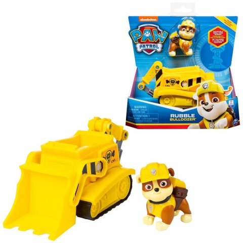 Psi Patrol Basic Rubble pojazd z figurką Psi Patrol Basic Rubble pojazd z figurką