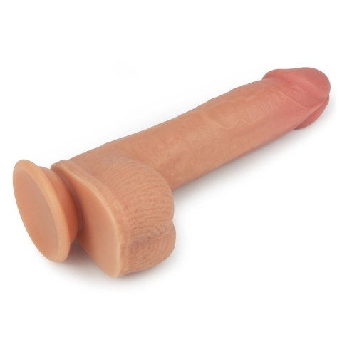 Realistyczne dildo z przyssawką obrotowe 21,5 cm