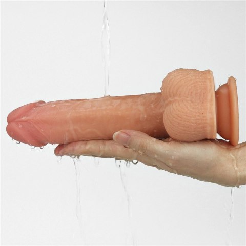 Realistyczne dildo z przyssawką obrotowe 21,5 cm